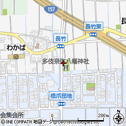 石川県白山市長竹町1周辺の地図