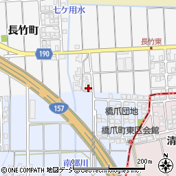 石川県白山市長竹町108周辺の地図