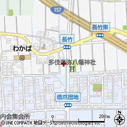 石川県白山市長竹町259周辺の地図