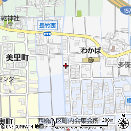 石川県白山市長竹町380-5周辺の地図