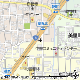 井波彫刻会館周辺の地図