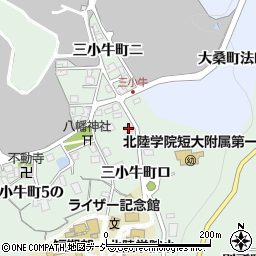 石川県金沢市三小牛町ロ44周辺の地図