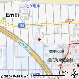 石川県白山市長竹町37周辺の地図