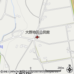 大野地区公民館周辺の地図