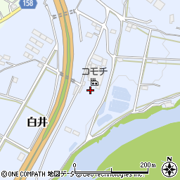 コモチ本社工場周辺の地図
