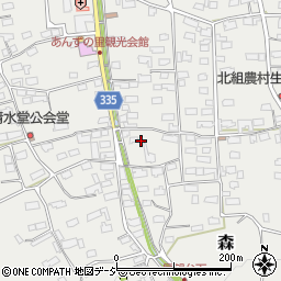 長野県千曲市森2117-1周辺の地図