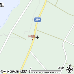 富山県南砺市土生新625周辺の地図