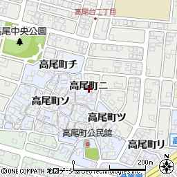 石川県金沢市高尾町ニ周辺の地図