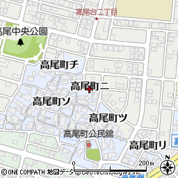 石川県金沢市高尾町（ニ）周辺の地図