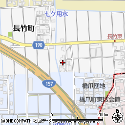 石川県白山市長竹町36周辺の地図