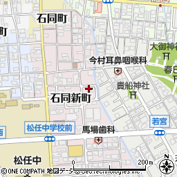 石川県白山市石同新町188周辺の地図