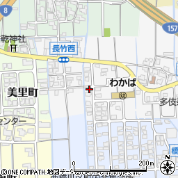 石川県白山市長竹町380-2周辺の地図