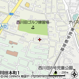 栃木県宇都宮市西川田町1188周辺の地図
