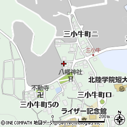 石川県金沢市三小牛町ニ2-3周辺の地図