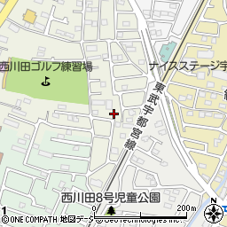 栃木県宇都宮市西川田町1195周辺の地図