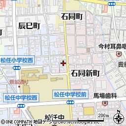 石川県白山市石同新町21周辺の地図