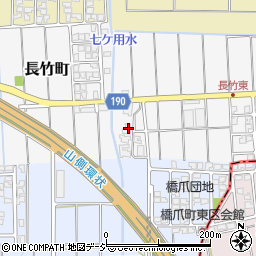 石川県白山市長竹町32周辺の地図