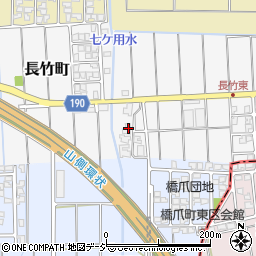 石川県白山市長竹町32周辺の地図