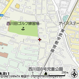 鳥羽邸_西川田町アキッパ駐車場周辺の地図