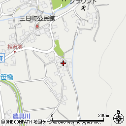 長野県大町市大町三日町594周辺の地図