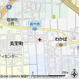 石川県白山市長竹町327周辺の地図