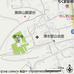 長野県千曲市森1449-1周辺の地図