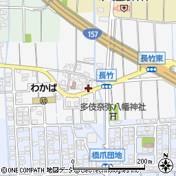 石川県白山市長竹町20周辺の地図