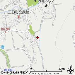 長野県大町市大町三日町592周辺の地図