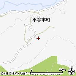 石川県金沢市平等本町（ホ）周辺の地図
