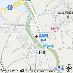 長野県大町市大町三日町475周辺の地図