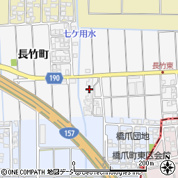 石川県白山市長竹町29周辺の地図