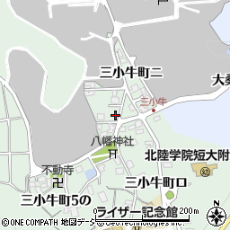 石川県金沢市三小牛町ニ3-1周辺の地図