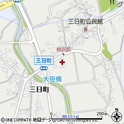 長野県大町市大町三日町631周辺の地図