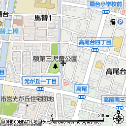 石川県金沢市高尾台4丁目164周辺の地図