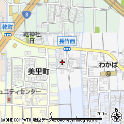 石川県白山市長竹町340周辺の地図