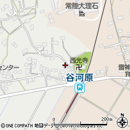 茨城県常陸太田市谷河原町733周辺の地図