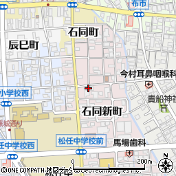 石川県白山市石同新町32周辺の地図