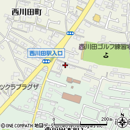 栃木県宇都宮市西川田町1181周辺の地図