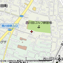 栃木県宇都宮市西川田町1184周辺の地図