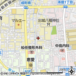 石川県白山市成町12周辺の地図
