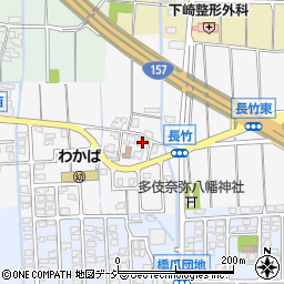 石川県白山市長竹町16周辺の地図