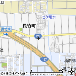 石川県白山市長竹町144周辺の地図