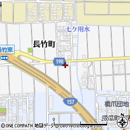 石川県白山市長竹町144-1周辺の地図