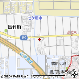 石川県白山市長竹町26周辺の地図