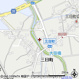長野県大町市大町三日町467周辺の地図