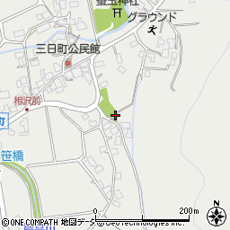 長野県大町市大町三日町583周辺の地図