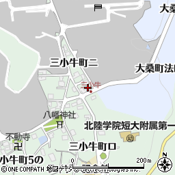 石川県金沢市三小牛町ニ9周辺の地図