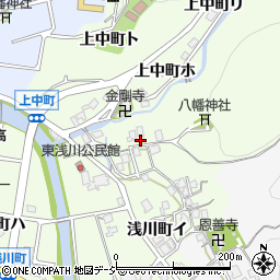 石川県金沢市上中町ニ周辺の地図