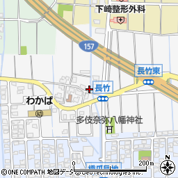 石川県白山市長竹町17周辺の地図