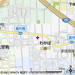 石川県白山市長竹町308周辺の地図